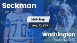 Matchup: Seckman  vs. Washington  2019