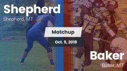 Matchup: Shepherd  vs. Baker  2018