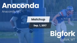 Matchup: Anaconda  vs. Bigfork  2017