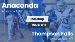 Matchup: Anaconda  vs. Thompson Falls  2018