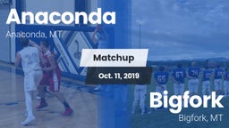 Matchup: Anaconda  vs. Bigfork  2019