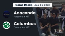 Recap: Anaconda  vs. Columbus  2023