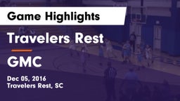 Travelers Rest  vs GMC Game Highlights - Dec 05, 2016