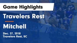 Travelers Rest  vs Mitchell  Game Highlights - Dec. 27, 2018