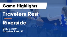 Travelers Rest  vs Riverside  Game Highlights - Dec. 5, 2019