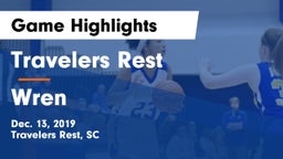 Travelers Rest  vs Wren  Game Highlights - Dec. 13, 2019