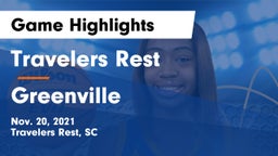 Travelers Rest  vs Greenville  Game Highlights - Nov. 20, 2021