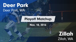 Matchup: Deer Park High vs. Zillah  2016