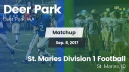 Matchup: Deer Park High vs. St. Maries Division 1 Football 2017