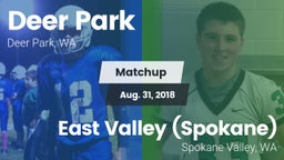 Matchup: Deer Park High vs. East Valley  (Spokane) 2018