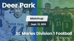 Matchup: Deer Park High vs. St. Maries Division 1 Football 2019