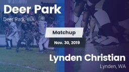 Matchup: Deer Park High vs. Lynden Christian  2019