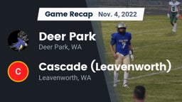 Recap: Deer Park  vs. Cascade  (Leavenworth) 2022