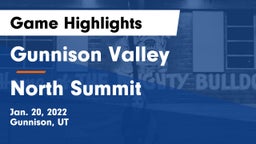 Gunnison Valley  vs North Summit  Game Highlights - Jan. 20, 2022