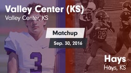 Matchup: Valley Center High S vs. Hays  2016