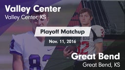 Matchup: Valley Center High S vs. Great Bend  2016
