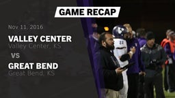 Recap: Valley Center  vs. Great Bend  2016