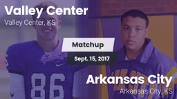 Matchup: Valley Center High S vs. Arkansas City  2017
