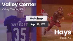 Matchup: Valley Center High S vs. Hays  2017