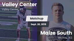 Matchup: Valley Center High S vs. Maize South  2019