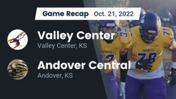 Recap: Valley Center  vs. Andover Central  2022