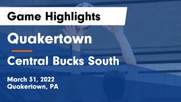 Quakertown  vs Central Bucks South   Game Highlights - March 31, 2022
