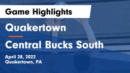 Quakertown  vs Central Bucks South Game Highlights - April 28, 2022