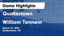 Quakertown  vs William Tennent  Game Highlights - March 16, 2023