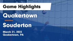Quakertown  vs Souderton  Game Highlights - March 21, 2023