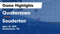 Quakertown  vs Souderton  Game Highlights - April 18, 2023