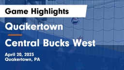Quakertown  vs Central Bucks West  Game Highlights - April 20, 2023