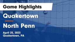 Quakertown  vs North Penn  Game Highlights - April 25, 2023