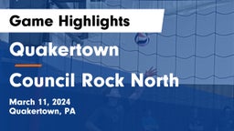 Quakertown  vs Council Rock North  Game Highlights - March 11, 2024