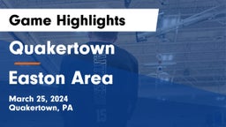 Quakertown  vs Easton Area  Game Highlights - March 25, 2024