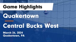 Quakertown  vs Central Bucks West  Game Highlights - March 26, 2024
