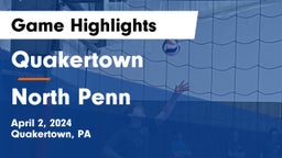 Quakertown  vs North Penn  Game Highlights - April 2, 2024