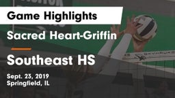 Sacred Heart-Griffin  vs Southeast HS Game Highlights - Sept. 23, 2019