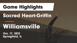 Sacred Heart-Griffin  vs Williamsville  Game Highlights - Oct. 17, 2022