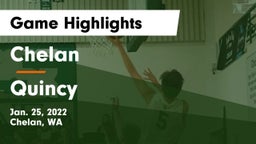Chelan  vs Quincy  Game Highlights - Jan. 25, 2022