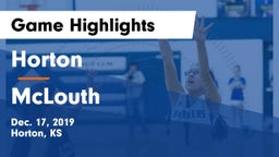 Horton  vs McLouth  Game Highlights - Dec. 17, 2019