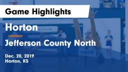 Horton  vs Jefferson County North  Game Highlights - Dec. 20, 2019