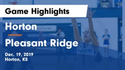 Horton  vs Pleasant Ridge  Game Highlights - Dec. 19, 2019