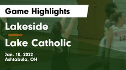 Lakeside  vs Lake Catholic Game Highlights - Jan. 10, 2022