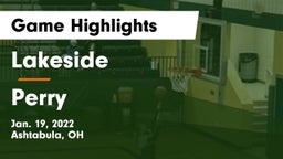 Lakeside  vs Perry  Game Highlights - Jan. 19, 2022