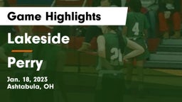 Lakeside  vs Perry  Game Highlights - Jan. 18, 2023