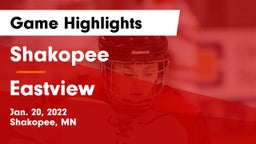 Shakopee  vs Eastview  Game Highlights - Jan. 20, 2022
