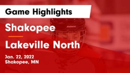 Shakopee  vs Lakeville North  Game Highlights - Jan. 22, 2022