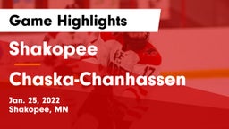 Shakopee  vs Chaska-Chanhassen Game Highlights - Jan. 25, 2022