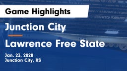 Junction City  vs Lawrence Free State  Game Highlights - Jan. 23, 2020