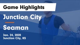 Junction City  vs Seaman  Game Highlights - Jan. 24, 2020